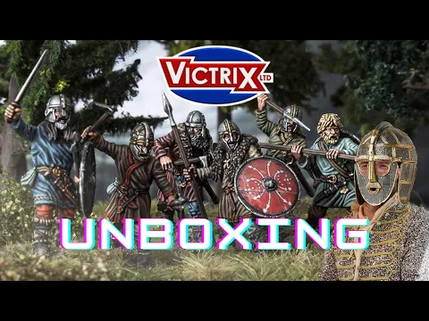 Early Saxon Unarmoured Warriors from Victrix Limited (Unboxing)