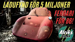 Ladufynd för 5 miljoner och en Ferrari för 86!