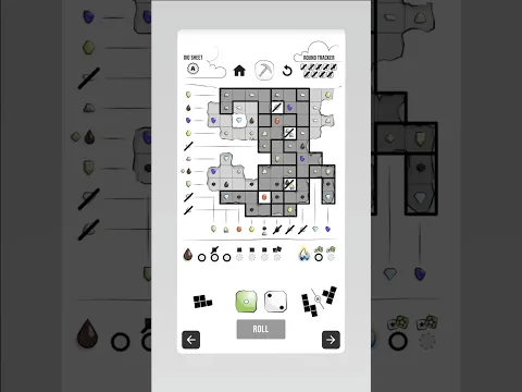 GGP Digital Playthrough #browsergame #indiegame #rollandwrite #puzzle