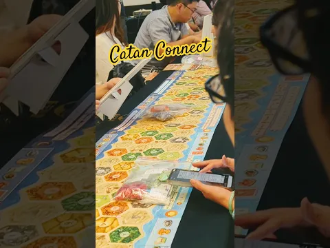 Catan Connect #boardgames #boardgamelife #boardgamegeek #卡坦 #百人 #連線 #日本 #德國