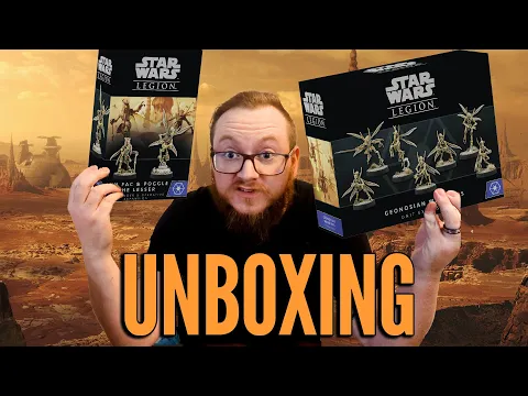 Star Wars Legion Geonosians Unboxing