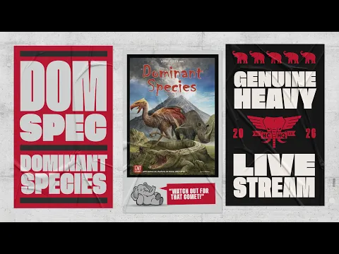 Dominant Species (revisited) - 5p Overview, Play-through & Discussion by Heavy Cardboard