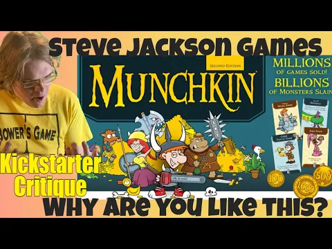 Munchkin Second Edition (D-) Baiting The Switch! Kickstarter Critique Review