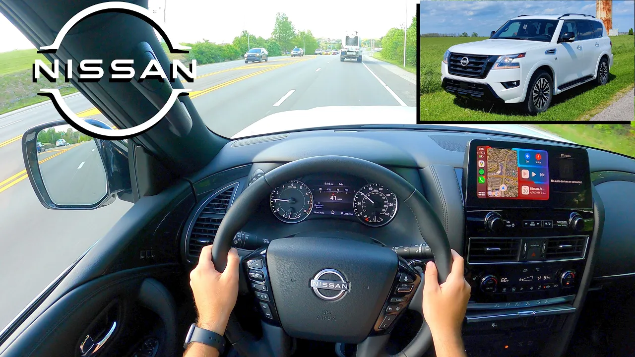 2021 Nissan Armada // POV Review & Test Drive (3D Binaural Audio)