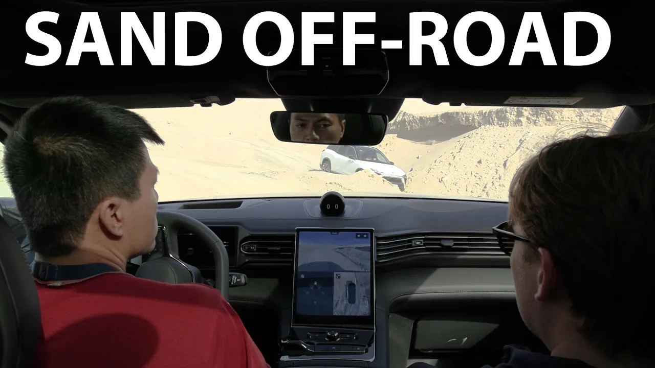 Off-roading in Nio ES8 with an instructor