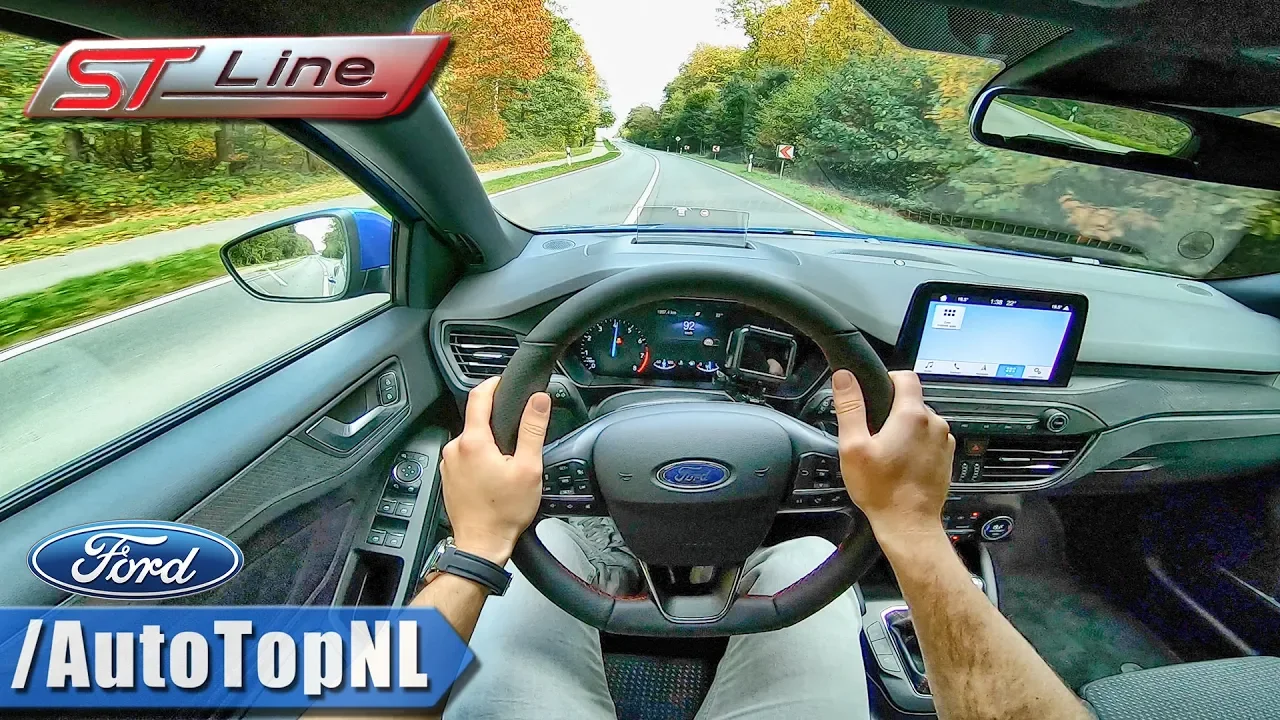 2019 Ford Focus ST Line 184HP POV Test Drive by AutoTopNL