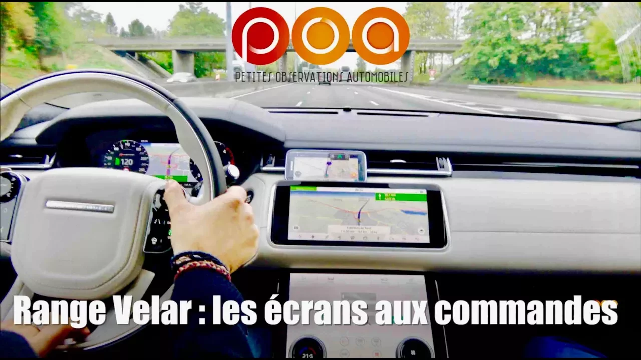 RANGE ROVER VELAR  (2/3) : LES ECRANS AUX COMMANDES ?