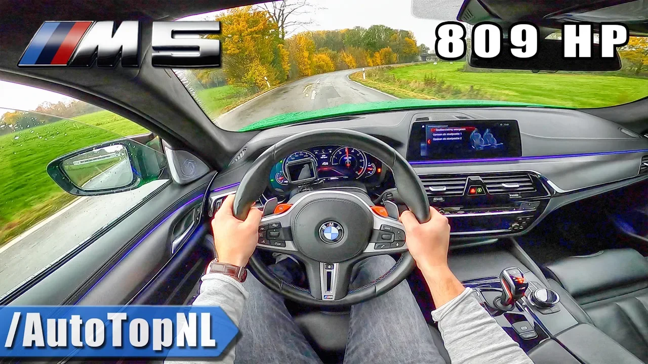 809HP BMW M5 F90 | LOUD! POV Test Drive by AutoTopNL