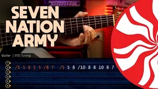 SEVEN NATION ARMY - The White Stripes Guitar TABS | Cover Guitara Christianvib