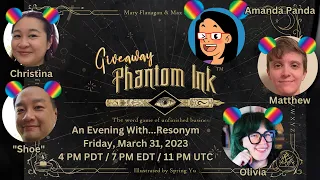 Live Teach & Play through | Phantom Ink from Resonym | Twitch VOD