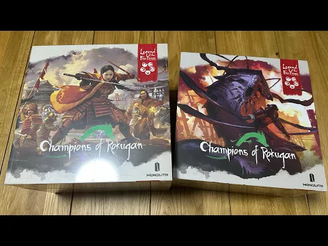 Champions of Rokugan Box 1 Unboxing