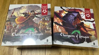 Champions of Rokugan Box 1 Unboxing