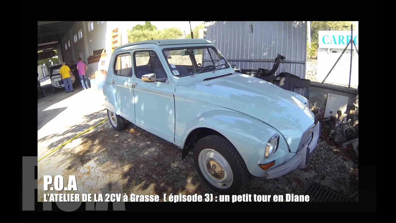 L'atelier de la 2CV : petit tour en Dyane (3/3)