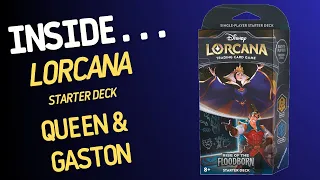 Inside…DISNEY LORCANA Rise of the Floodborn: Amber & Sapphire Starter Deck (4K 60fps)