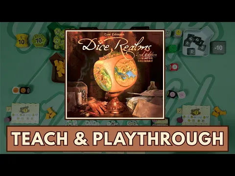 Dice Realms Board Game Playthrough & Complete Rules Explanation (Learn to Play)