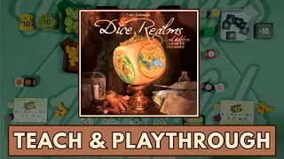Dice Realms Board Game Playthrough & Complete Rules Explanation (Learn to Play)