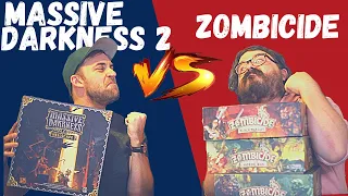Massive Darkness 2 VS Zombicide - Comparisons, Reviews, and should you own both?