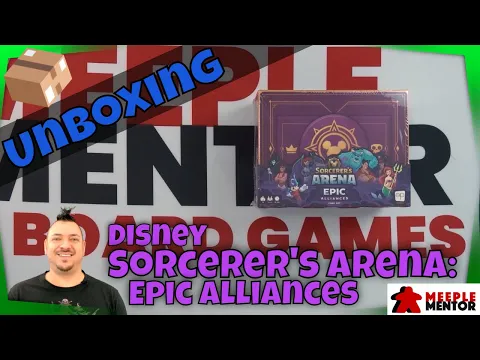 Meeple Mentor Unboxes Disney Sorcerer's Arena: Epic Alliances Core Set
