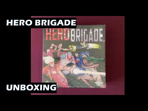 Unboxing Hero Brigade card game