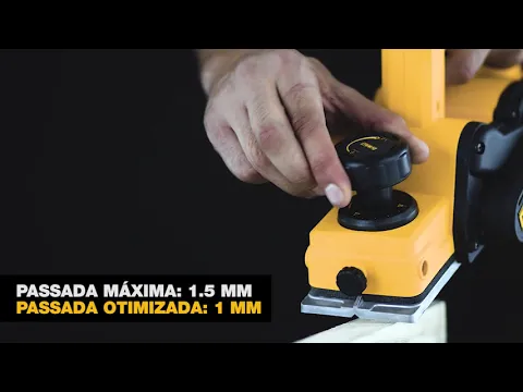 Plaina Elétrica Dewalt 220V 550W D26676-B2 para Madeiras