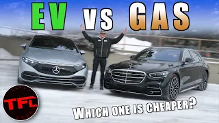 Is an EV Cheaper OR More Expensive to Fuel Up - I Compare a Gas Car To Its EV Version & Guess What?