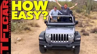 It Takes HOW LONG To Fold The Windshield on the 2018 Jeep Wrangler??
