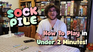 How to Play Sock Pile in 2 Minutes | Quick Rules Tutorial for the Sock-Matching Game