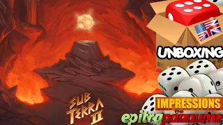 Sub Terra II Inferno's Edge - Unboxing & First Impressions (EN) | Epitrapaizoume