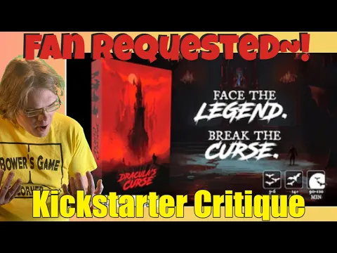 Dracula's Curse - A Bloodthirsty Board Game - Kickstarter Critique Review