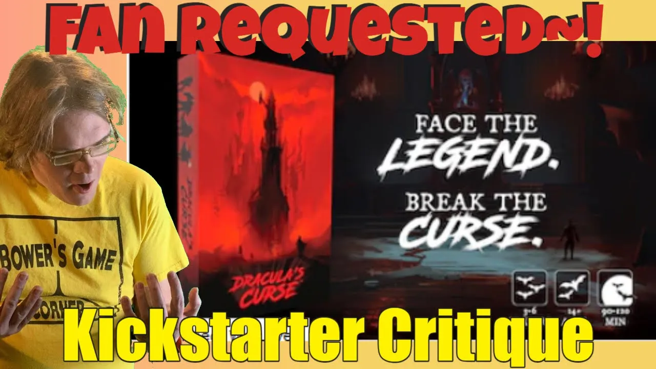 Dracula's Curse™ - A Bloodthirsty Board Game - Kickstarter Critique Review