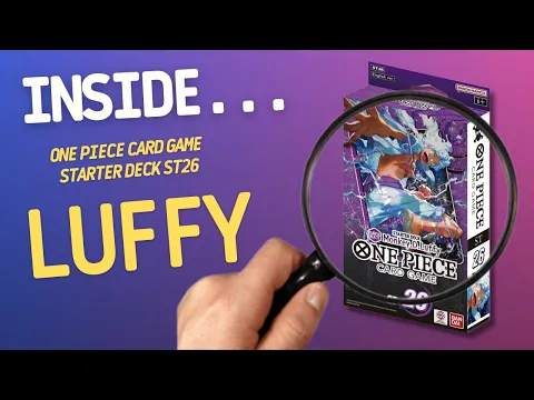 One Piece Card Game Starter Deck Purple Black Luffy ST26 | Inside with João Ricardo Ep777