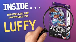 One Piece Card Game Starter Deck Purple Black Luffy ST26 | Inside with João Ricardo Ep777