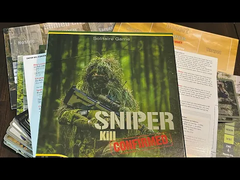 Sniper Kill Confirmed (Compass Games) - Unbox & First Look