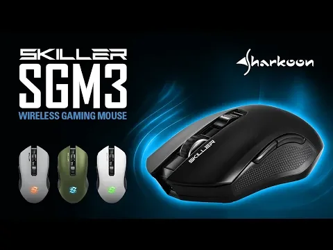 Video zu Sharkoon SKILLER SGM3 (black)