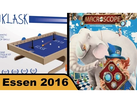 KLASK - Macroscope - Top Face! - Speedy Words - Essen 2016 live