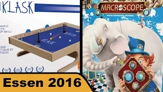 KLASK - Macroscope - Top Face! - Speedy Words - Essen 2016 live