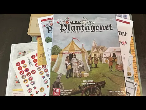 Plantagenet: Cousins’ War for England, 1459 - 1485 (GMT) - Unboxing and Discussion of Series