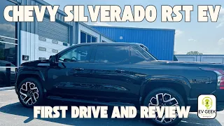 Is the Chevy Silverado RST EV Worth the Hype? First Drive Insights! | The EV Geek.