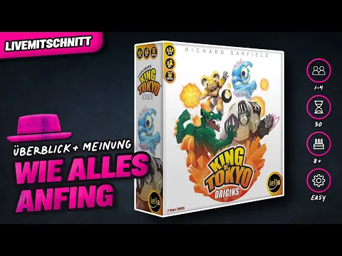 KING OF TOKYO ORIGINS - iello - Brettspiel - Der Pile ist geil
