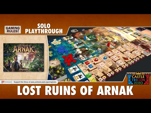 Lost Ruins of Arnak: Solo Playthrough for Castle TriCon