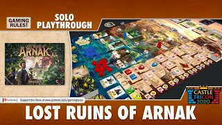 Lost Ruins of Arnak: Solo Playthrough for Castle TriCon