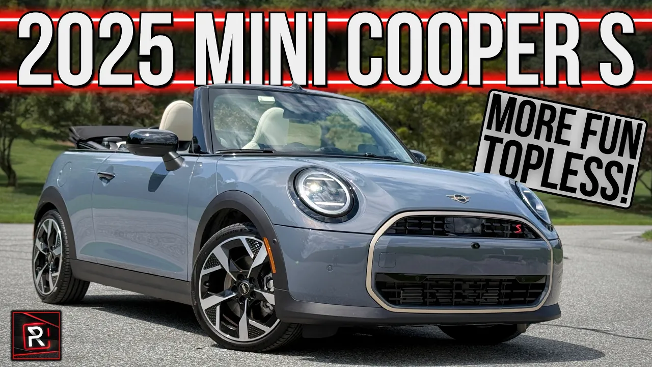 The 2025 Mini Cooper S Convertible Is An Attainable Cheeky Drop-Top For Spirited Driving