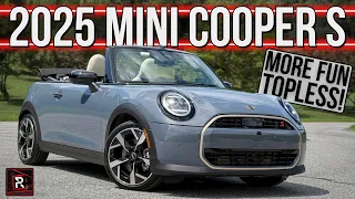 The 2025 Mini Cooper S Convertible Is An Attainable Cheeky Drop-Top For Spirited Driving