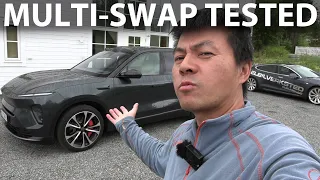 Testing multiple battery swaps and more with Nio EL8