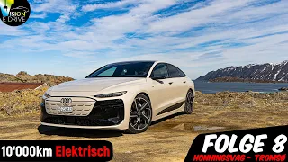 Wo sind die 500km Reichweite? Ohne Laden 8h fahren - XXL Audi A6 e-tron Roadtrip - Folge 8