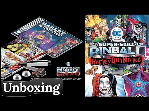 DC Super-Skill Pinball: Harley Quinn Ball - Unboxing