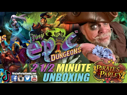 Tiny Epic Dungeons 2.5 minute UNBOXING!