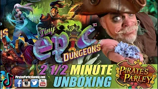 Tiny Epic Dungeons 2.5 minute UNBOXING!