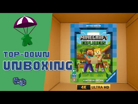 Minecraft Explorers Unboxing (4K)
