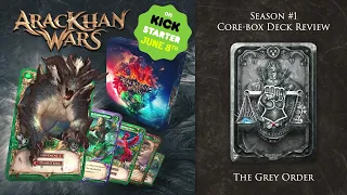 [En] AracKhan Wars Core Box Deck Review The Grey Order